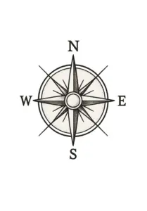 tattoovorlage-kompass-mit-sanften-linien-fuer-maenner