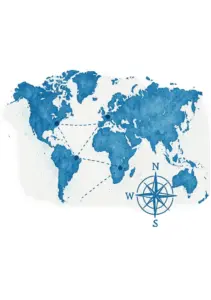 tattoovorlage-kuenstlerische-weltkarte-mit-kompass