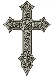 tattoovorlage-kunstvolles-kreuz-mit-keltischen-mustern