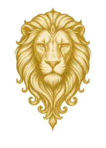 tattoovorlage-loewenmotiv-mit-goldenen-akzenten-elegant