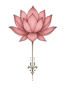 tattoovorlage-lotusblume-mit-detaillierten-blaettern