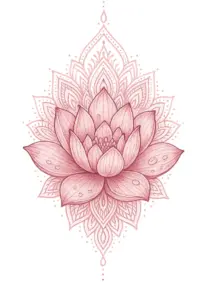 tattoovorlage-lotusblume-mit-mandala-design