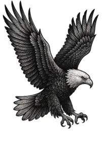 tattoovorlage-majestaetischer-adler-im-flug