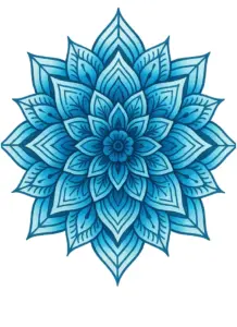 tattoovorlage-mandala-in-blau-fuer-den-ruecken