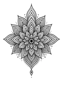 tattoovorlage-mandala-mit-symmetrischen-formen-und-spiritueller-energie