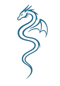 tattoovorlage-minimalistischer-drache-fuer-den-oberarm