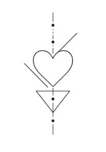 tattoovorlage-minimalistisches-herz-geometrische-linien