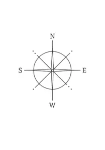 tattoovorlage-minimalistisches-kompassdesign-feine-linien