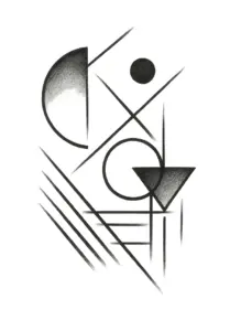 tattoovorlage-mit-abstrakten-geometrischen-formen
