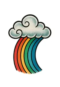 tattoovorlage-mit-bunter-wolke-und-regnbogen