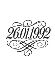 tattoovorlage-mit-elegantem-datum-seit-1992