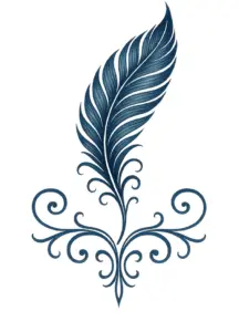tattoovorlage-mit-eleganter-feder-und-geschwungenen-linien