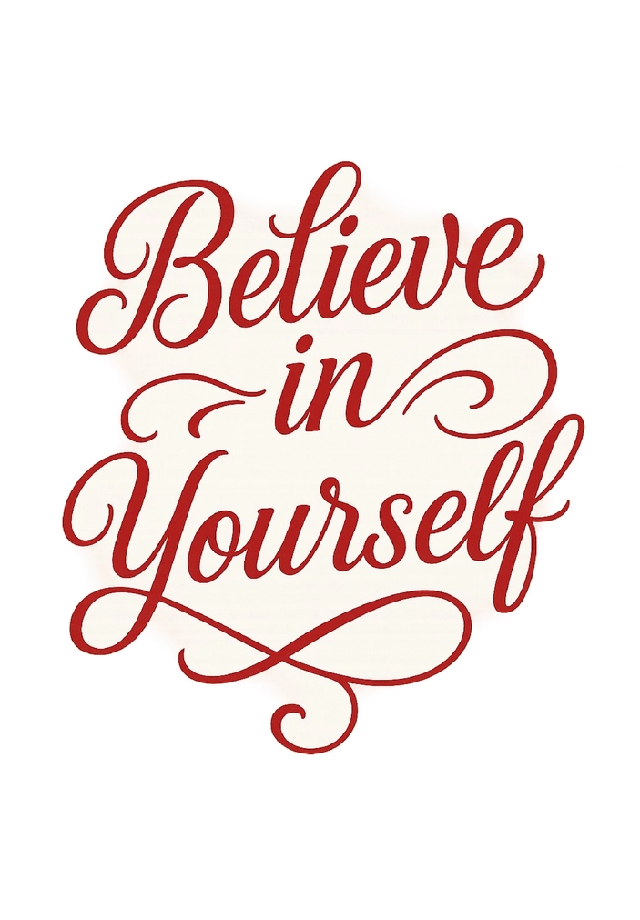 Tattoovorlage mit inspirierendem Text für den Unterarm