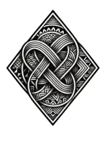 tattoovorlage-mit-keltischem-muster-und-geometrischen-formen