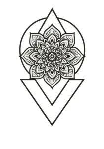 tattoovorlage-mit-mandala-und-geometrischen-formen