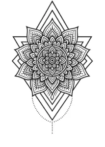tattoovorlage-mit-mandala-und-geometrischen-formen-fuer-den-bauch