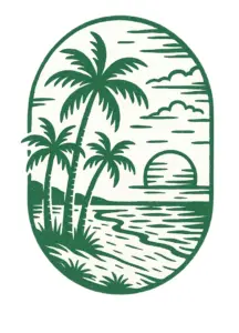 tattoovorlage-mit-palmen-und-sonnenuntergang-in-stilisierter-landschaft