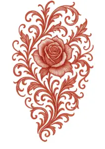 tattoovorlage-mit-rose-und-floralen-ranken-fuer-die-schulter