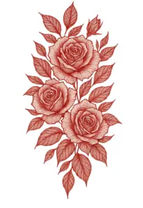 tattoovorlage-mit-rosen-und-blaettern-fuer-ruecken-tattoo