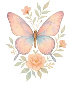 tattoovorlage-mit-schmetterling-und-floralen-elementen