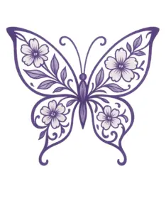 tattoovorlage-mit-stilisiertem-schmetterling-und-floralen-akzenten