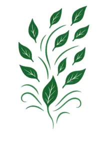 tattoovorlage-mit-stilisierten-blaettern-fuer-steissbein