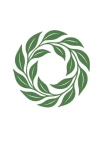 tattoovorlage-mit-stilisierten-blaettern-im-kreis