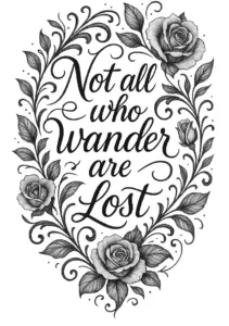 tattoovorlage-mit-zitat-und-floralen-mustern