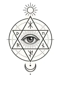 tattoovorlage-mystische-symbole-allsehendes-auge-oberschenkel