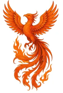 tattoovorlage-phoenix-aufstieg-wiedergeburt-ruecken