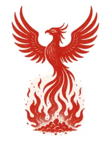 tattoovorlage-phoenix-aus-der-asche-emporsteigend