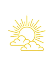 tattoovorlage-sonne-mit-strahlen-und-wolken