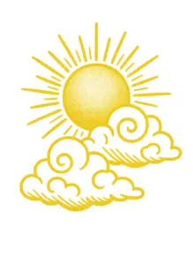 tattoovorlage-sonne-wolken-stilisiert-oberschenkel