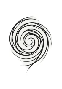tattoovorlage-spirale-aus-schwarzen-linien