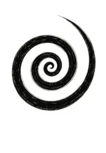 tattoovorlage-spirale-schwarz-weiss-unterarm