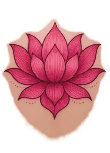 tattoovorlage-stilisierte-lotusbluete-mit-detaillierten-bluetenblaettern