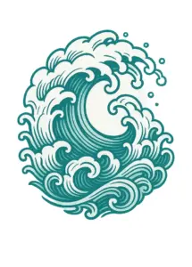 tattoovorlage-stilisierte-welle-mit-japanischem-einfluss