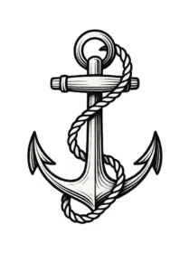 tattoovorlage-stilisiertes-anker-symbol-mit-seil