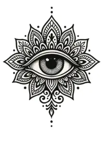 tattoovorlage-stilisiertes-auge-mit-mandalaartigen-mustern