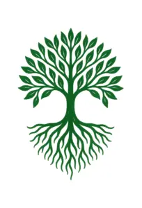 tattoovorlage-symmetrischer-baum-mit-aesten-und-wurzeln