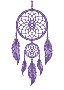 tattoovorlage-traumfaenger-mit-federn-in-lila