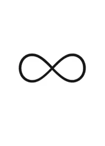 tattoovorlage-unendlichkeit-symbol-minimalistisch