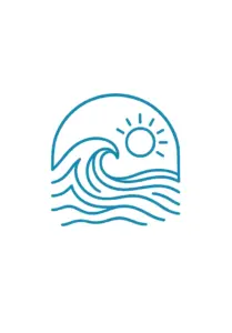 tattoovorlage-welle-sonnenuntergang-minimalistisch