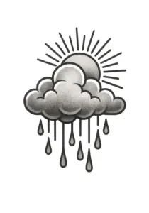 tattoovorlage-wolke-mit-regen-und-sonne