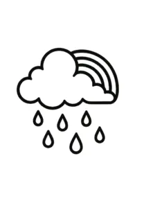 tattoovorlage-wolke-mit-regendropfen-und-regenbogen