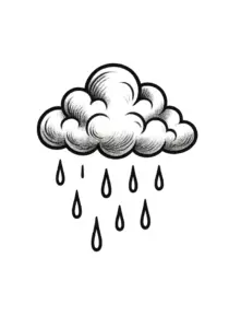 tattoovorlage-wolke-mit-regentropfen-schwarz-weiss