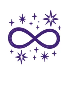unendliches-symbol-mit-sternen-fuer-nacken-und-hals